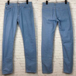 APC Jeans Women Blue Light Wash Skinny Straight 30